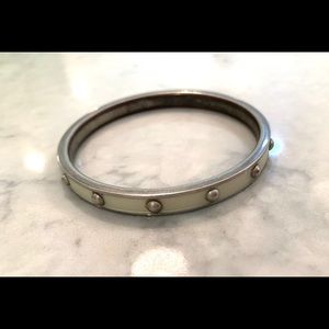 Coach Silver Stud Bangle